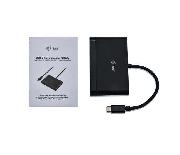 i-tec USB-C do HDMI Travel Adapter 2x USB 3.0 HDMI 4K PD 60W - 462397 - zdjęcie 4